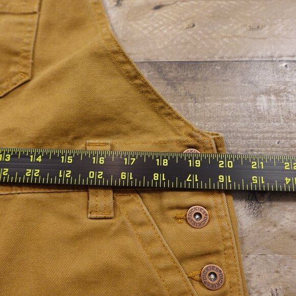 Dickies Duck Canvas Overalls Women’s Medium Brown Workwear Utility - Picture 7 of 13